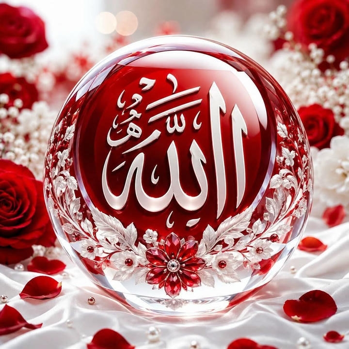 Allah name Arabic calligraphy DP