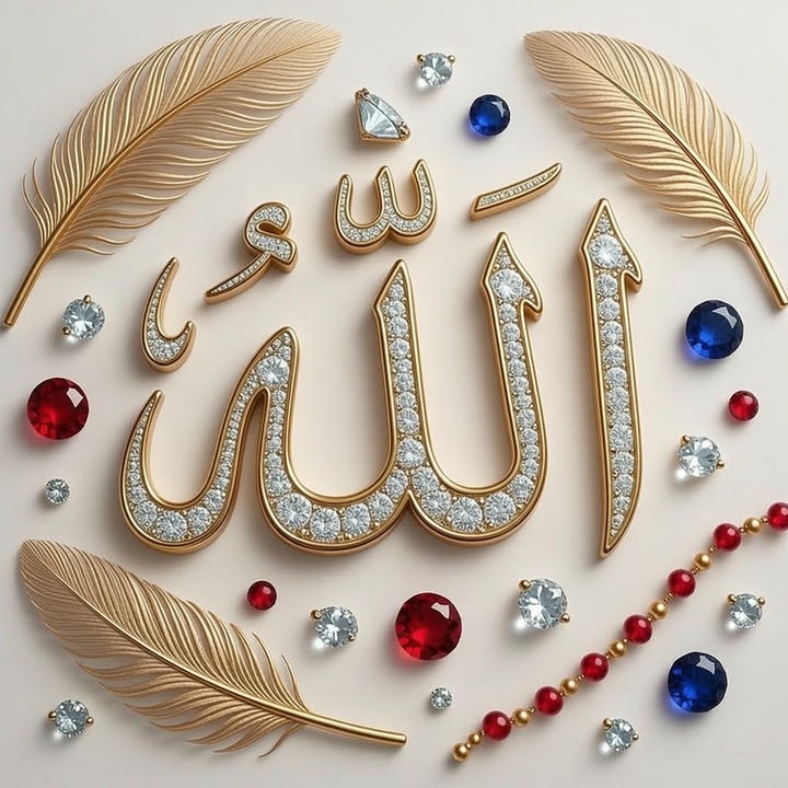Allah name DP in Arabic