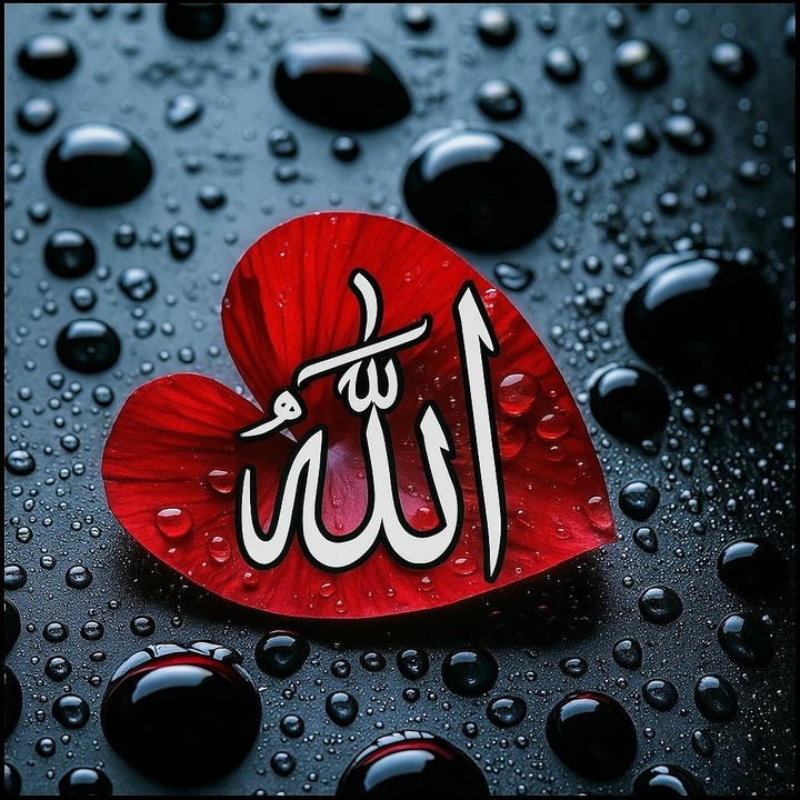 Allah name DP with Islamic quotes