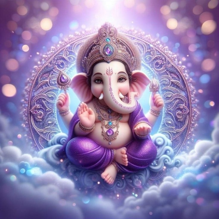 Baby Ganesha blessing DP