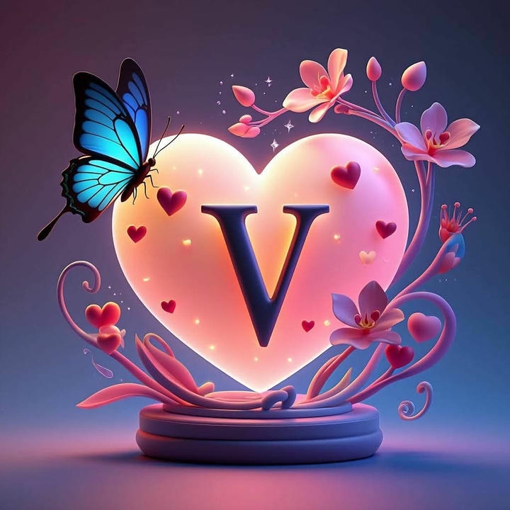 Beautiful Love WhatsApp V Name DP