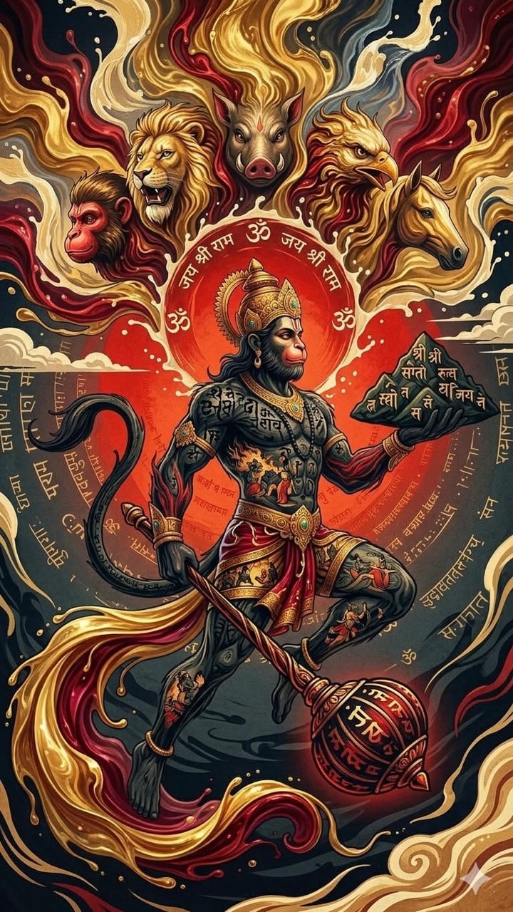 Beautiful Viral Hanuman DP