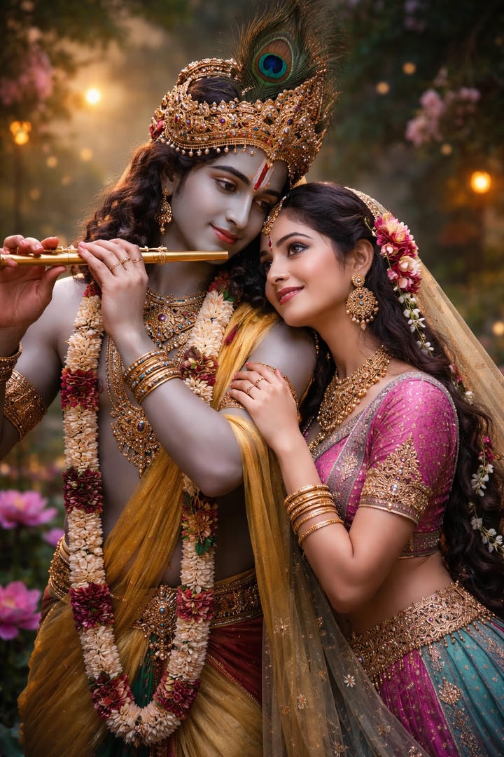 Beautiful hot Radha and Krishna photos
