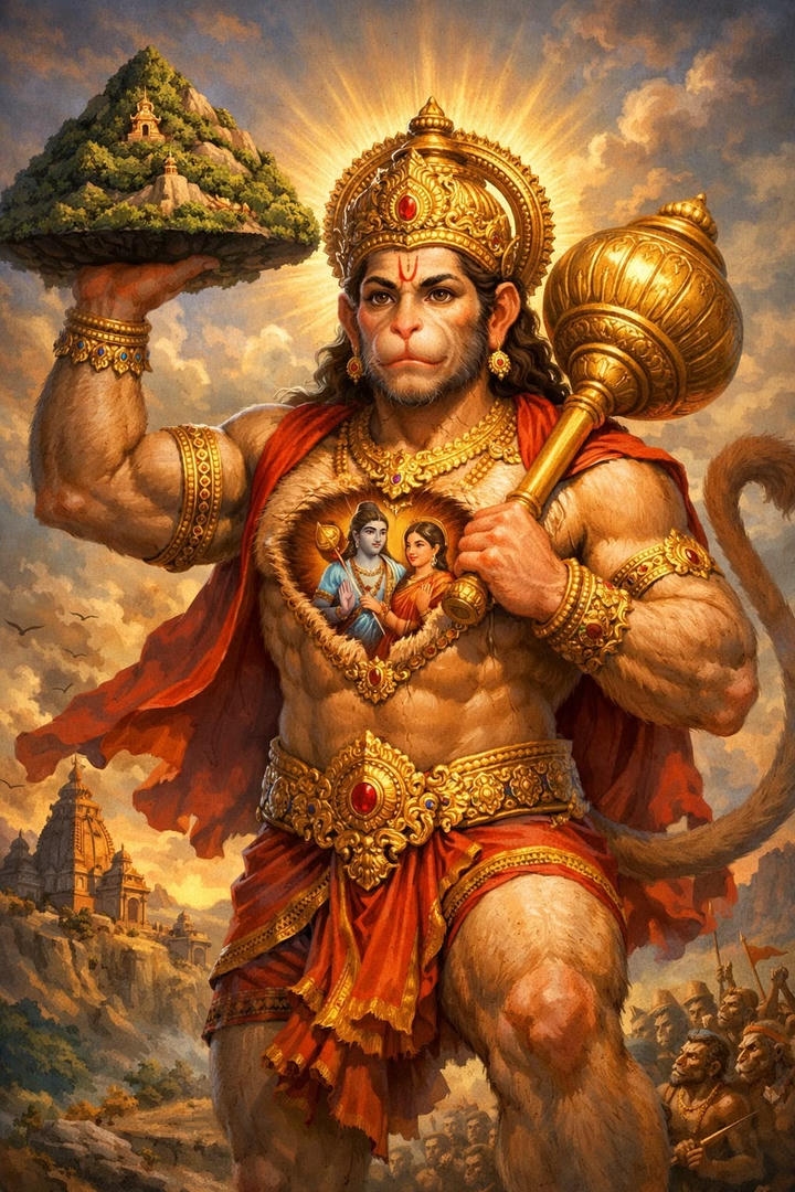 Bhakti Viral Hanuman DP