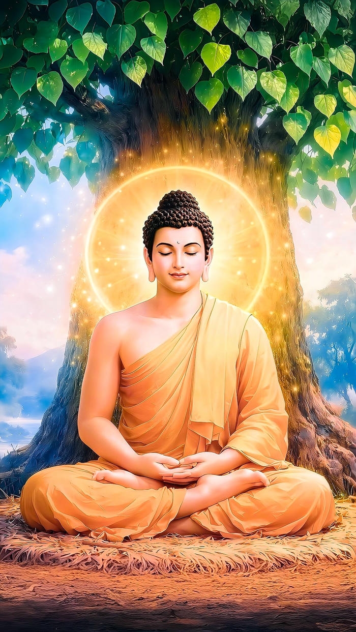 Buddha under Bodhi tree
