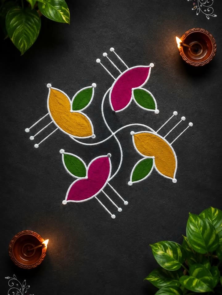 Dhanteras Rangoli latest design