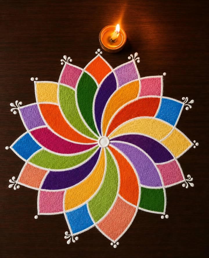 Dhanteras Rangoli traditional