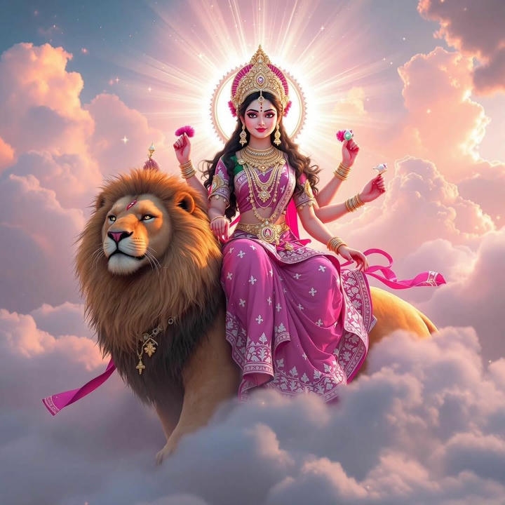 Durga Maa blessing DP Navratri