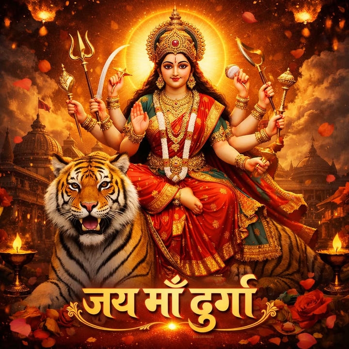 Durga Maa festival DP Navratri