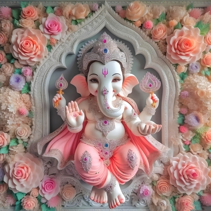 Ganesh DP pink cute