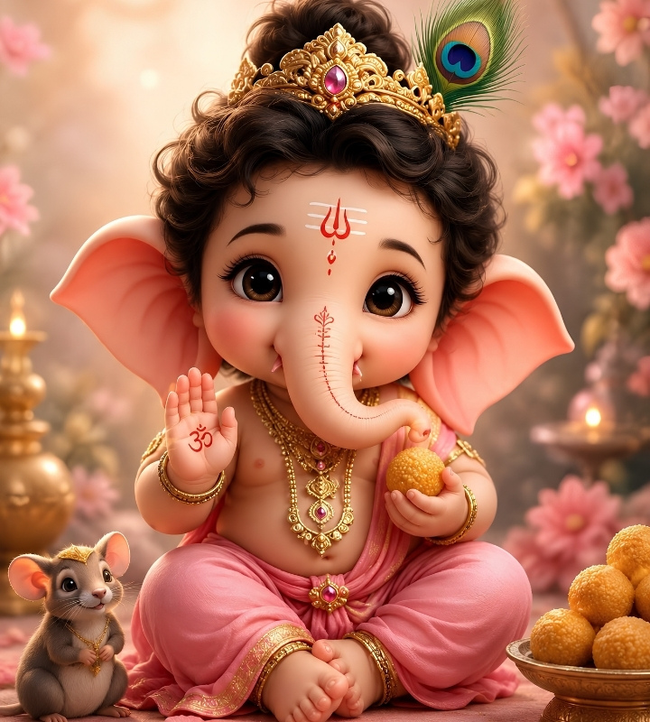 HD Ganesh DP cute & stylish