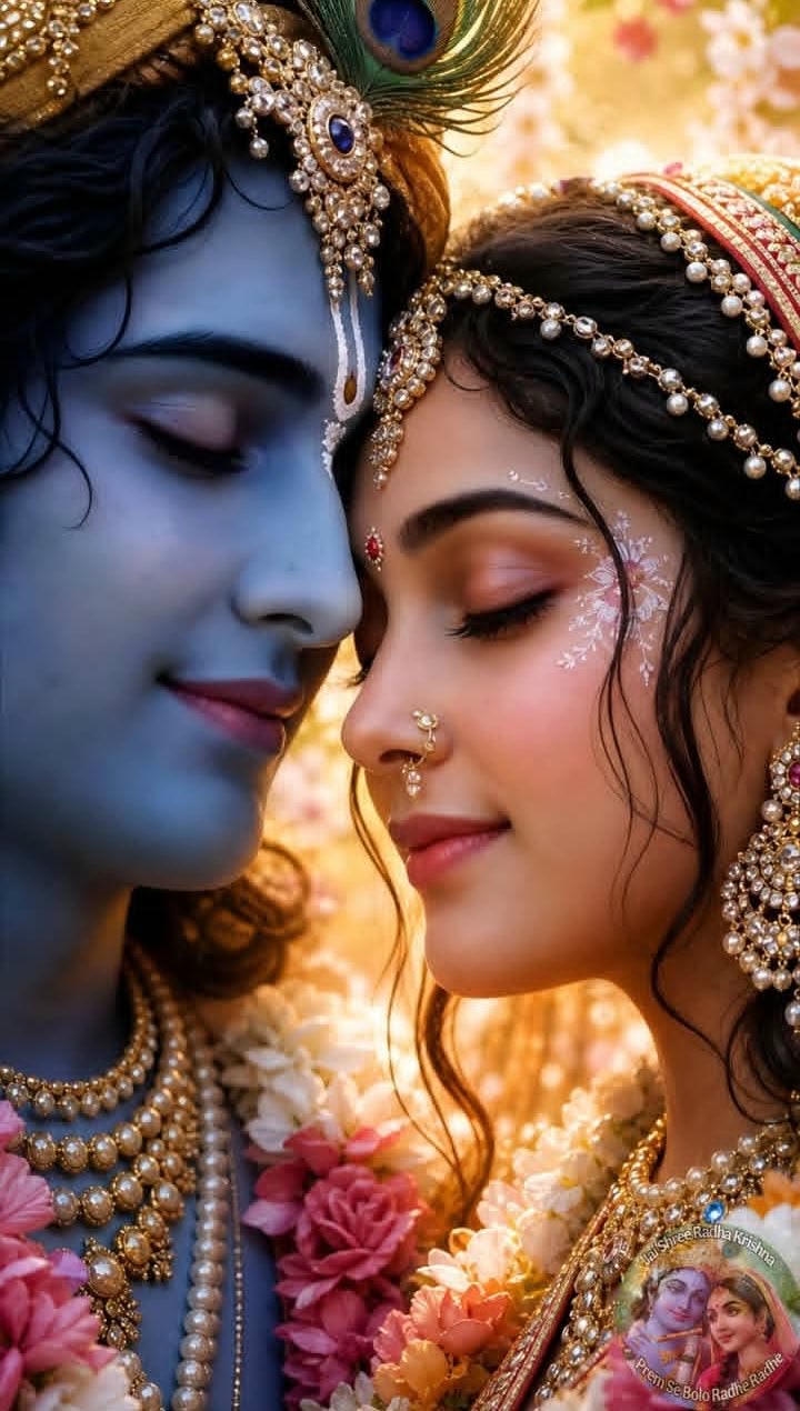 Hot Radha Krishna Vrindavan love photos