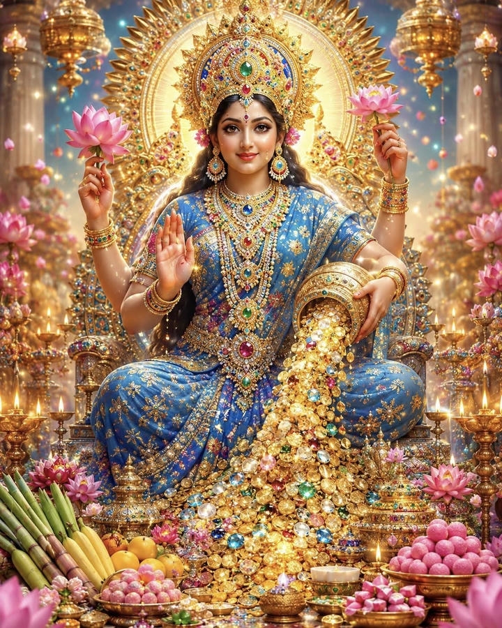 Maa Laxmi Gold Coin Image