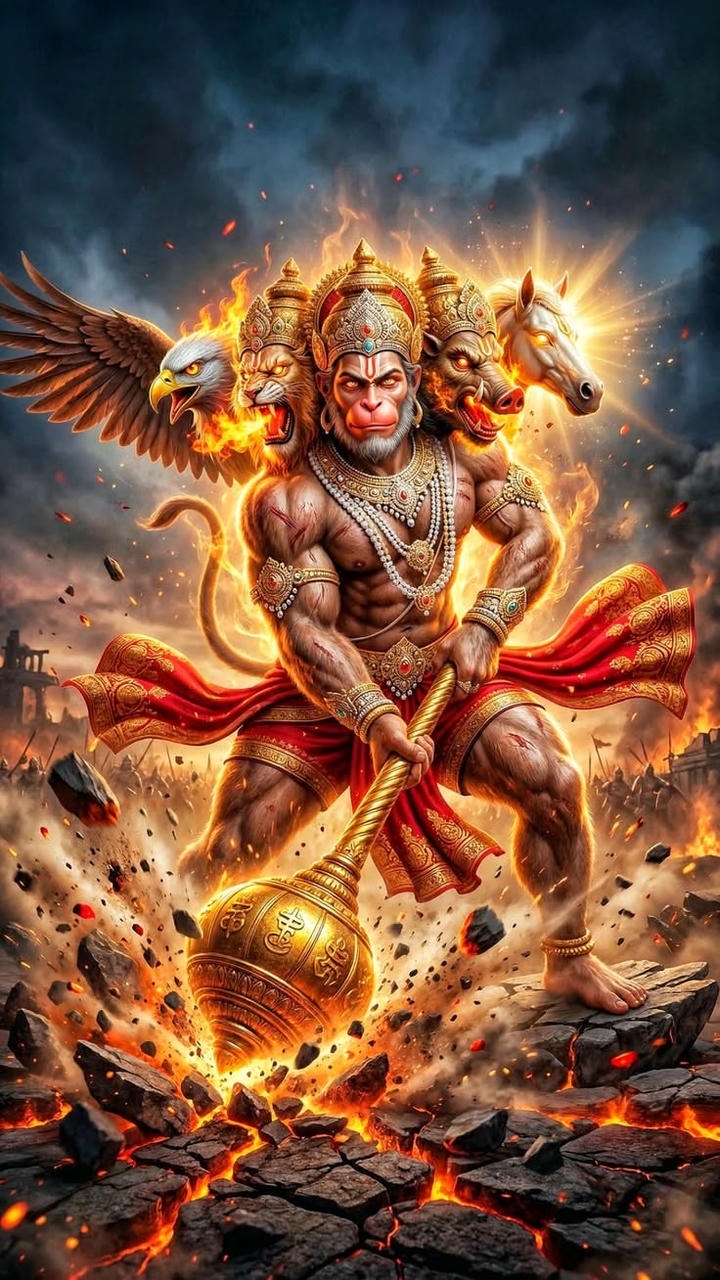 Powerful Viral Hanuman DP