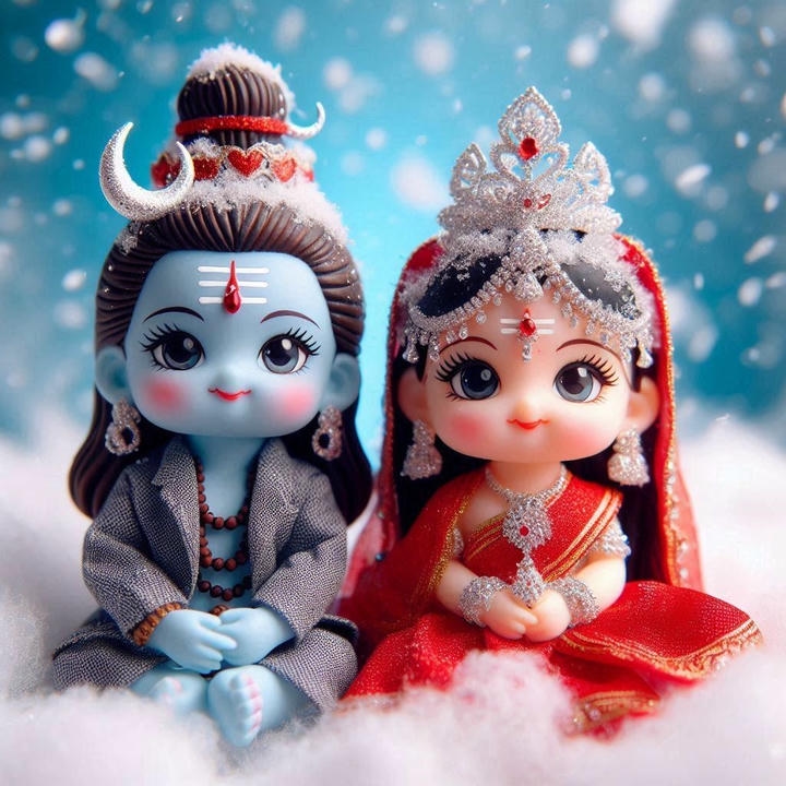 Radha Krishna Romantic Couple DP