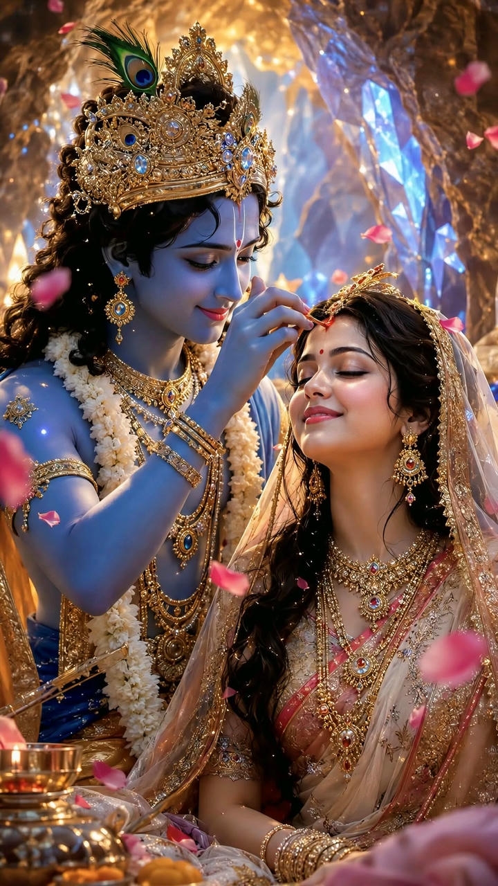 Radha Krishna hot couple goals images