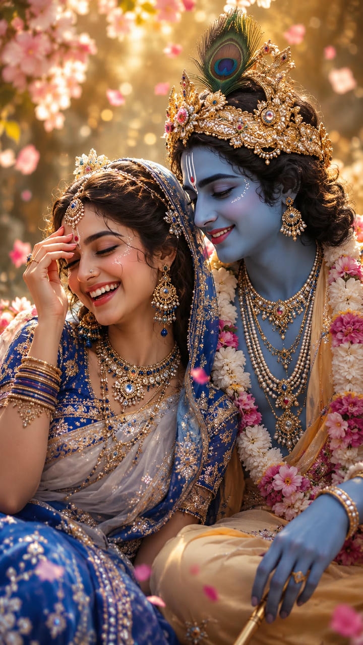 Radha and Krishna festival hot photos