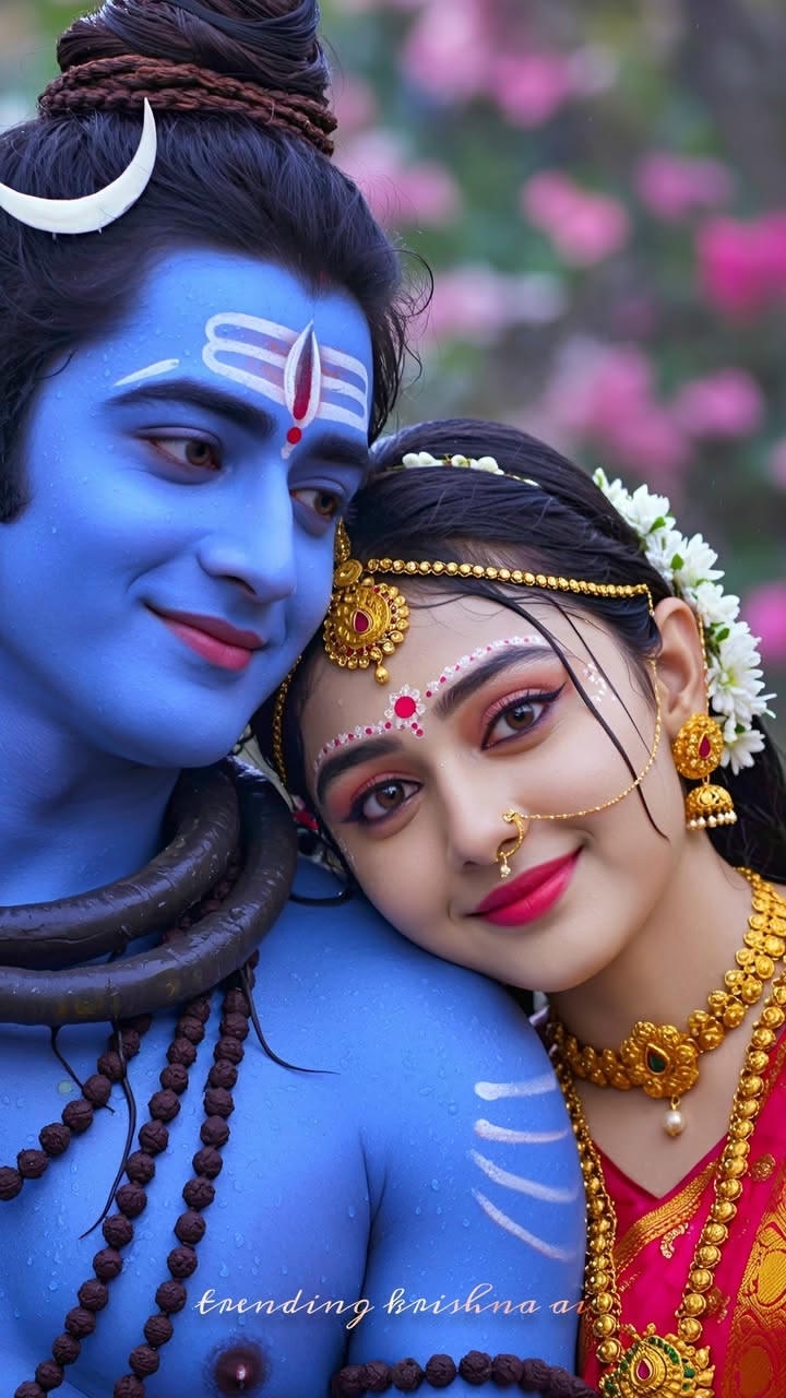 Radha and Krishna sensual love photos