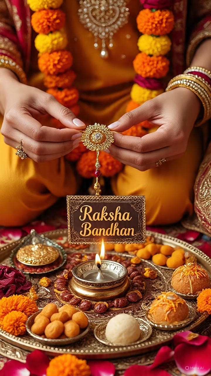 Rakhi Festival 2025 4K Wallpaper
