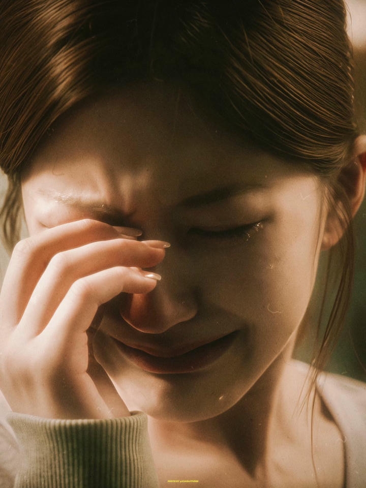 Sad Girl DP hidden face