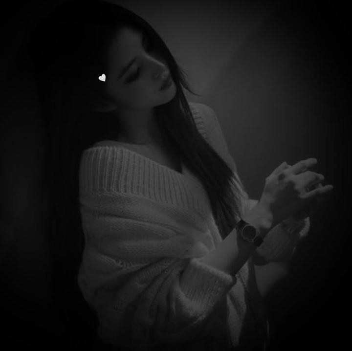Sad Girl DP silhouette