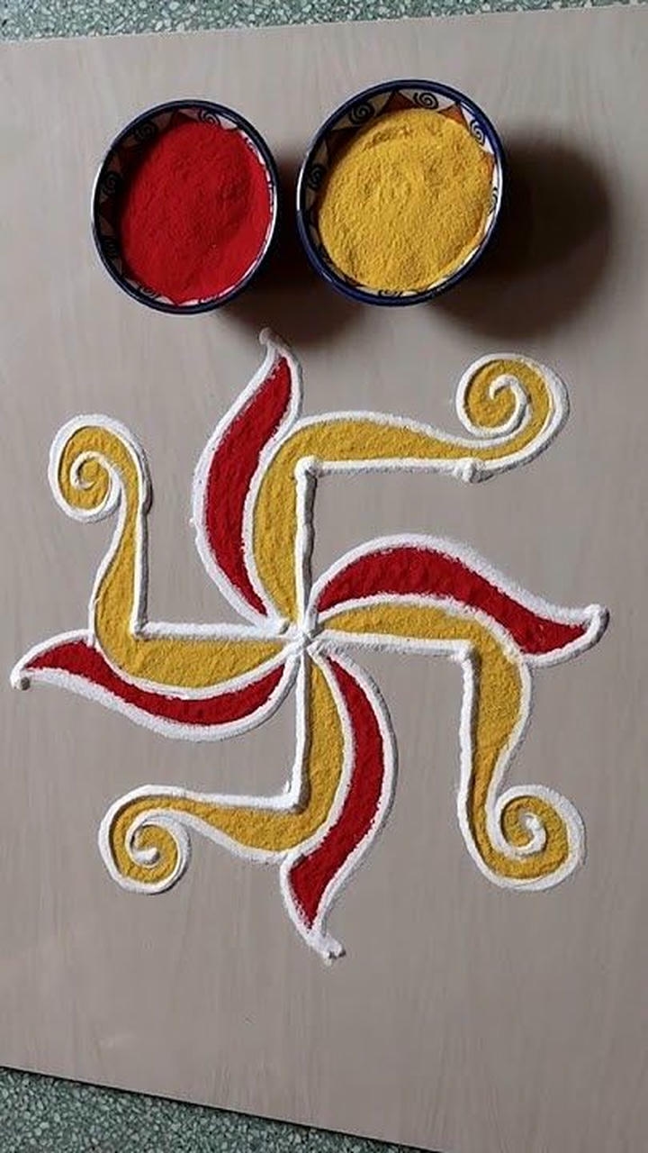 Simple Rangoli Design For Beginners