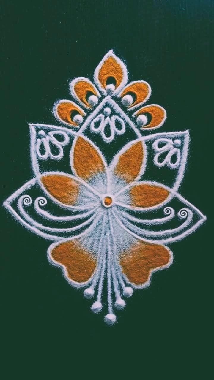 Simple Rangoli Design For Home