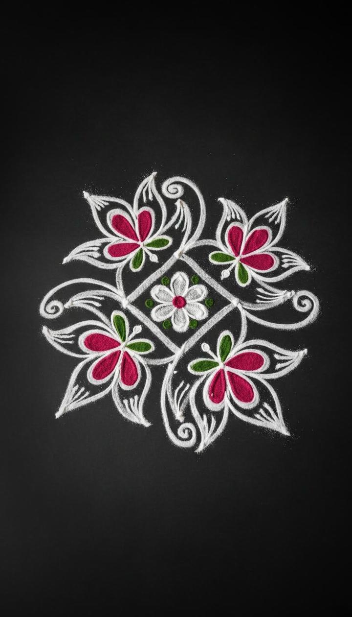 Small Simple Rangoli Design