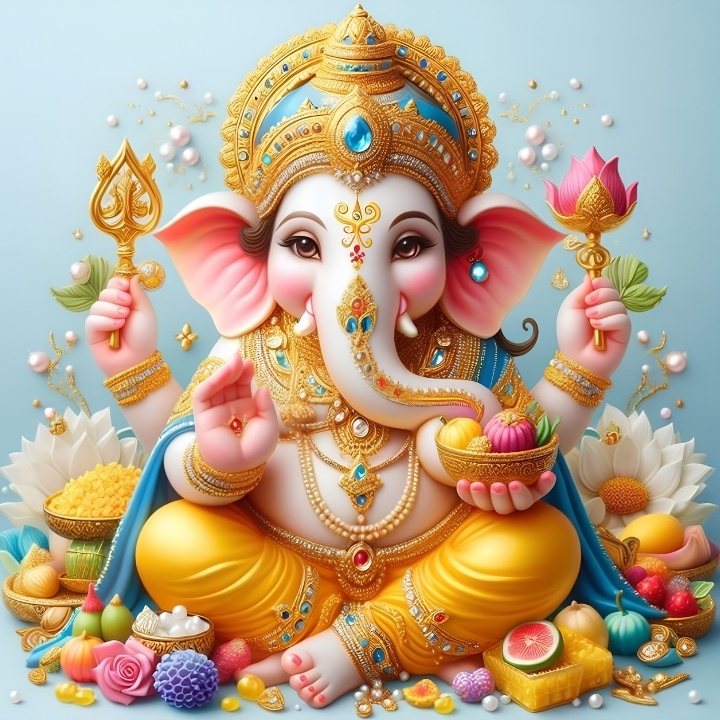 Stylish Ganesh DP for WhatsApp