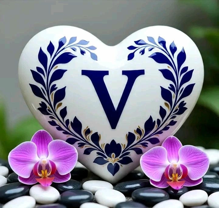 V Name Romantic Love DP
