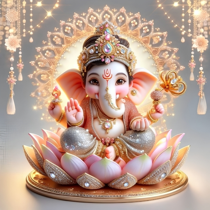 Viral Ganesh DP stylish