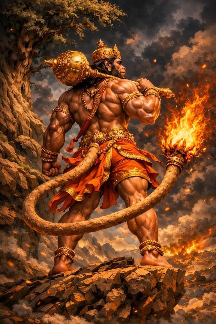 Viral Hanuman DP For Facebook