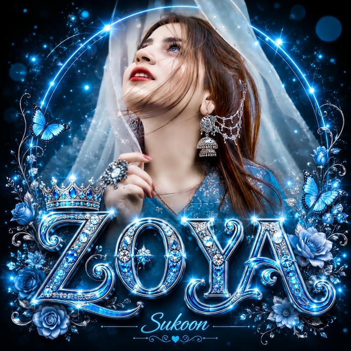 Zoya Name DP aesthetic