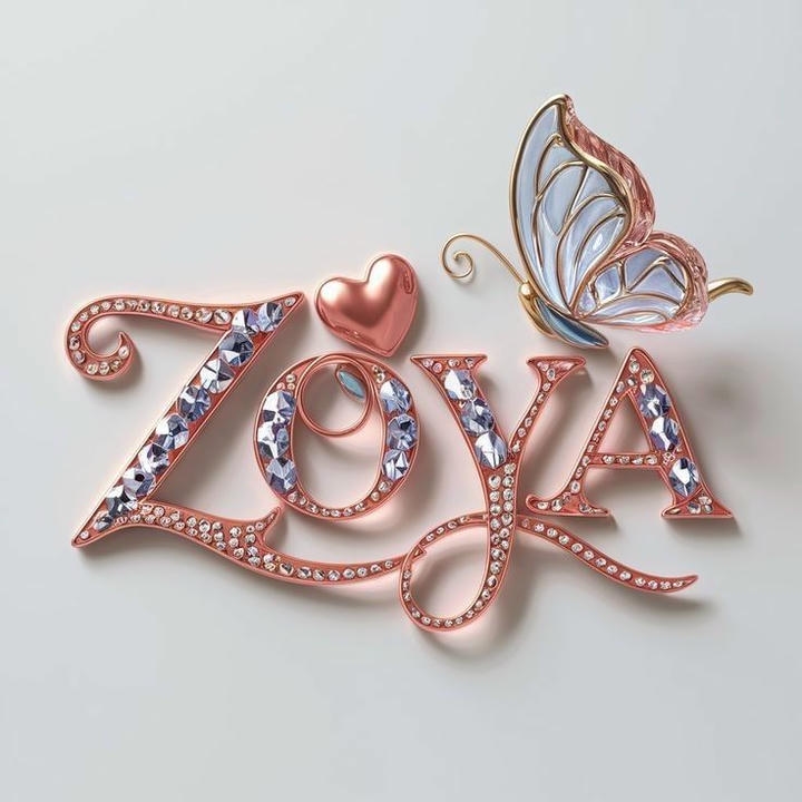 Zoya Name DP love design