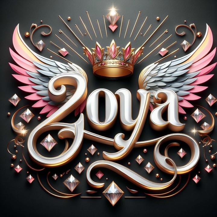 Zoya Name DP with butterfly