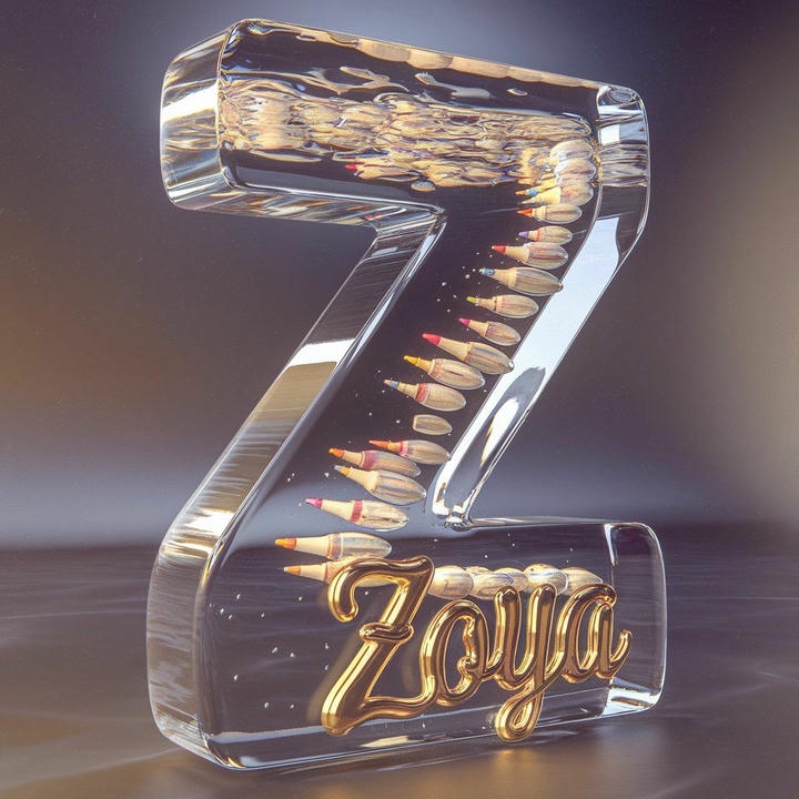 Zoya Name DP with heart