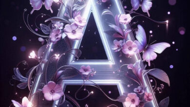 alphabet name dp stylish