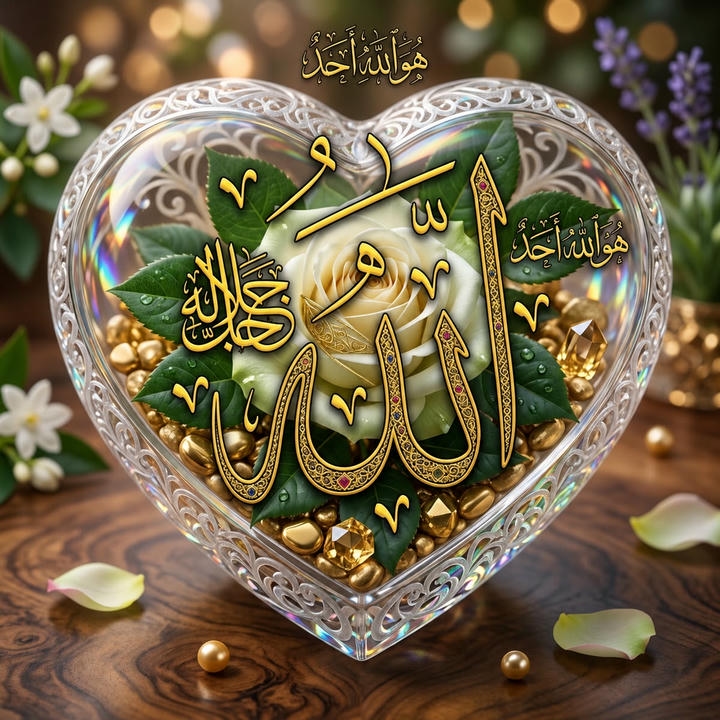 aesthetic Allah name DP