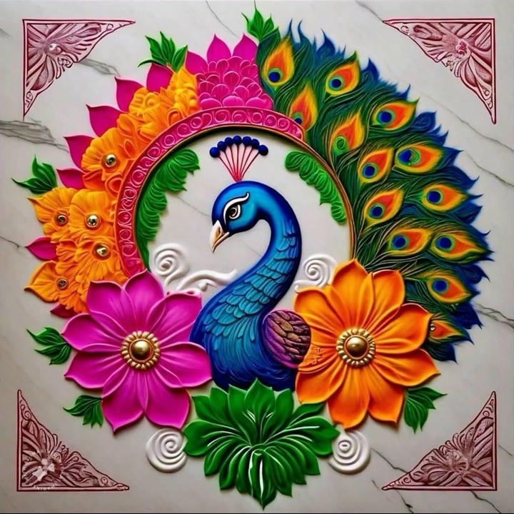 attractive rangoli designs for home