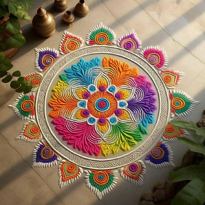 attractive rangoli kolam designs