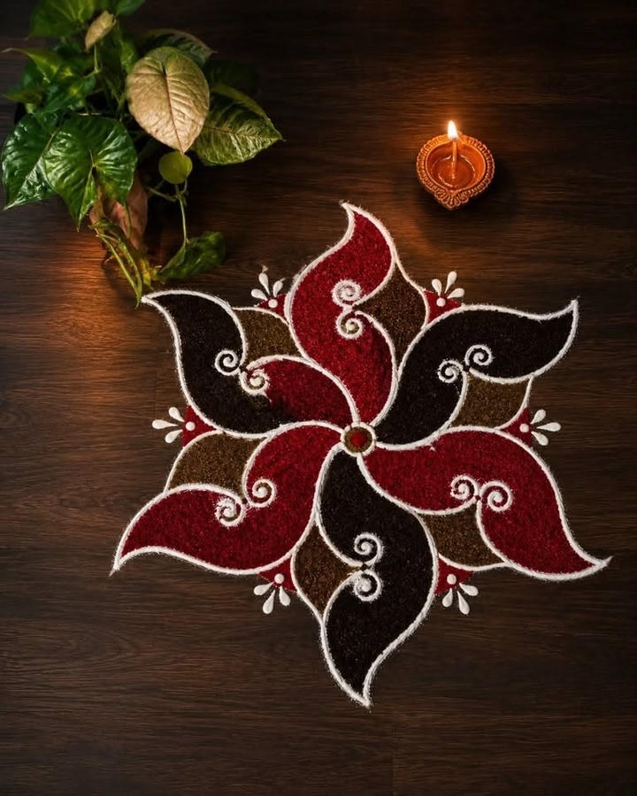 beautiful rangoli kolam