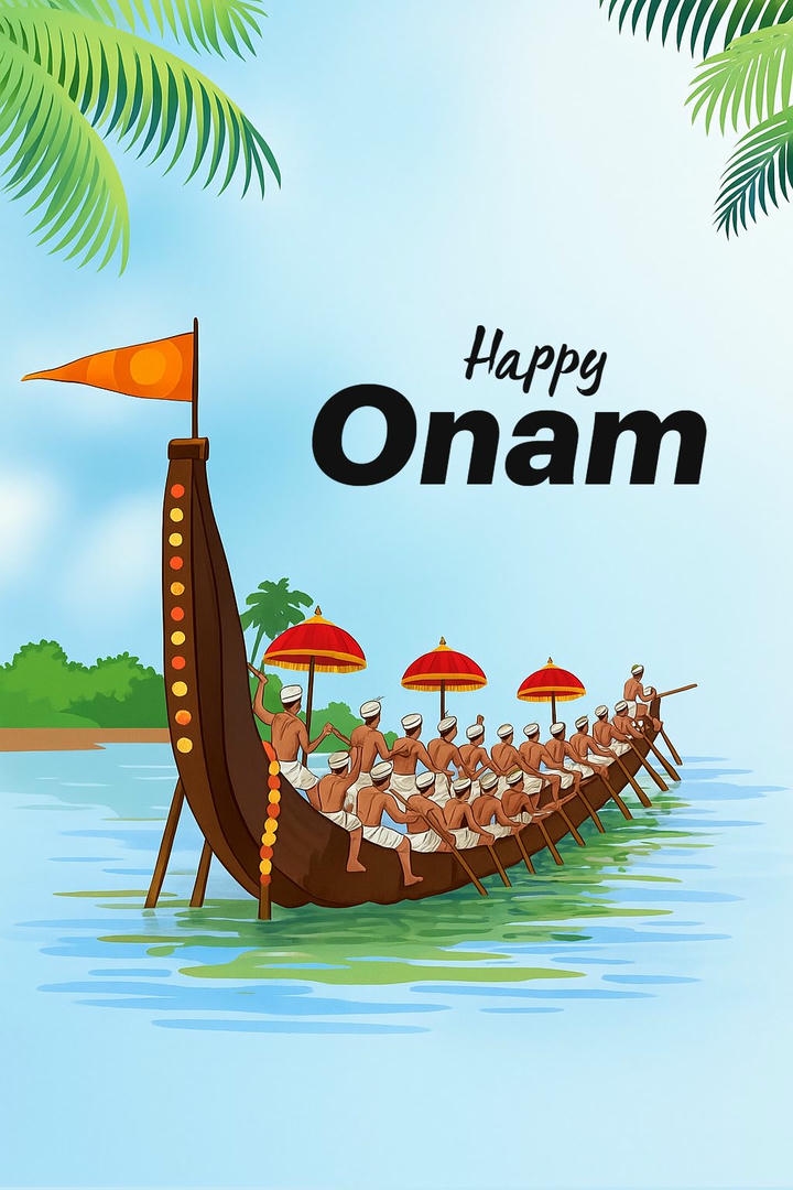 colourful onam festival