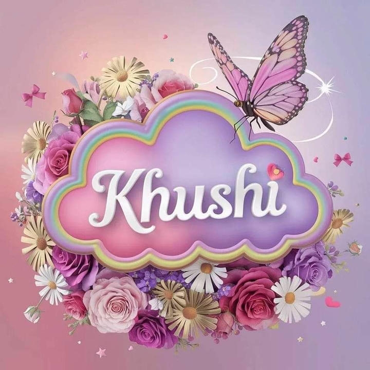 cute khushi name dp download