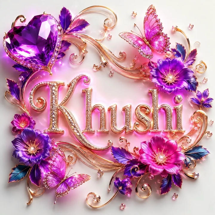 cute khushi name dp for girls