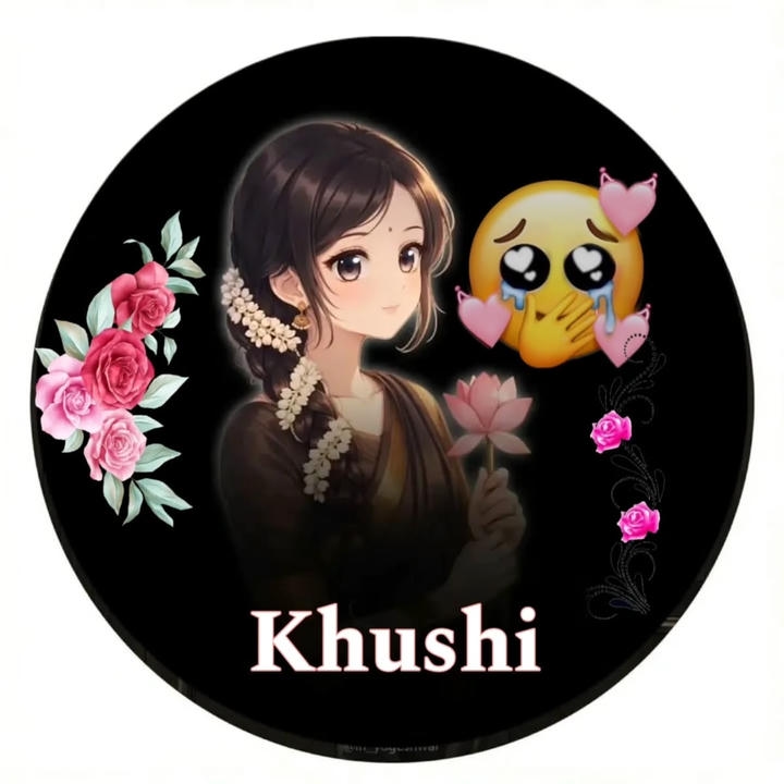 cute khushi name dp photo