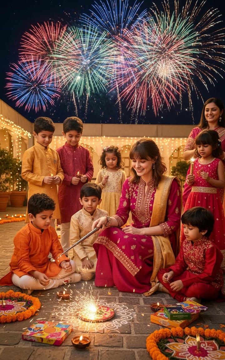 diwali festival decoration images