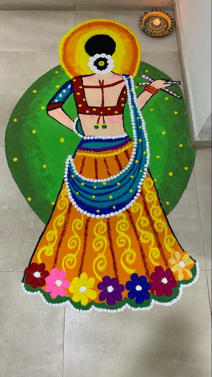 jai shree ram rangoli