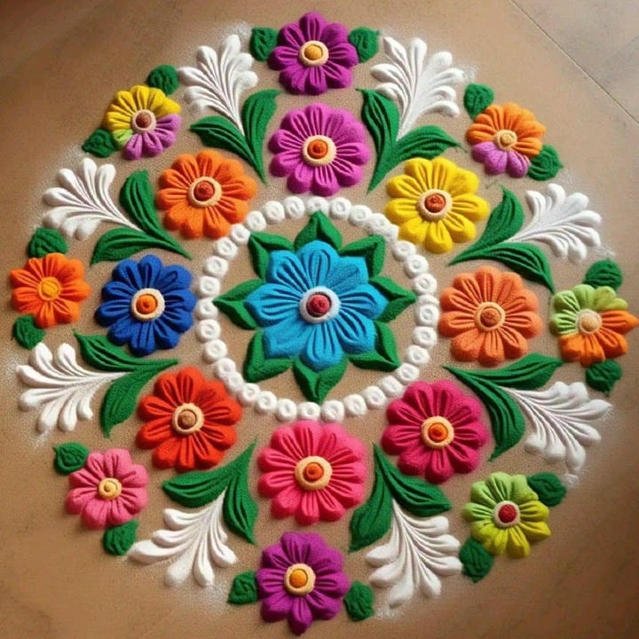 modern attractive rangoli designs