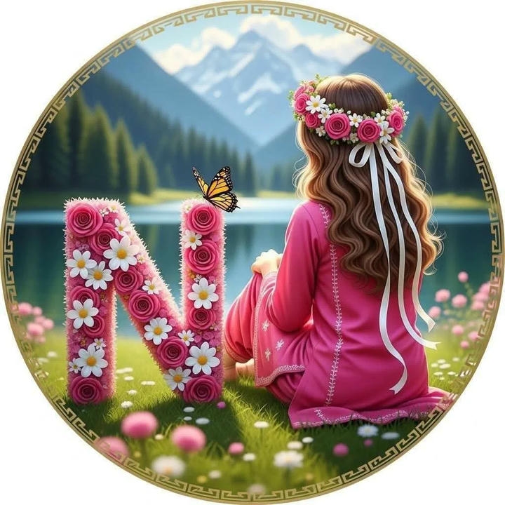 n letter dp girl