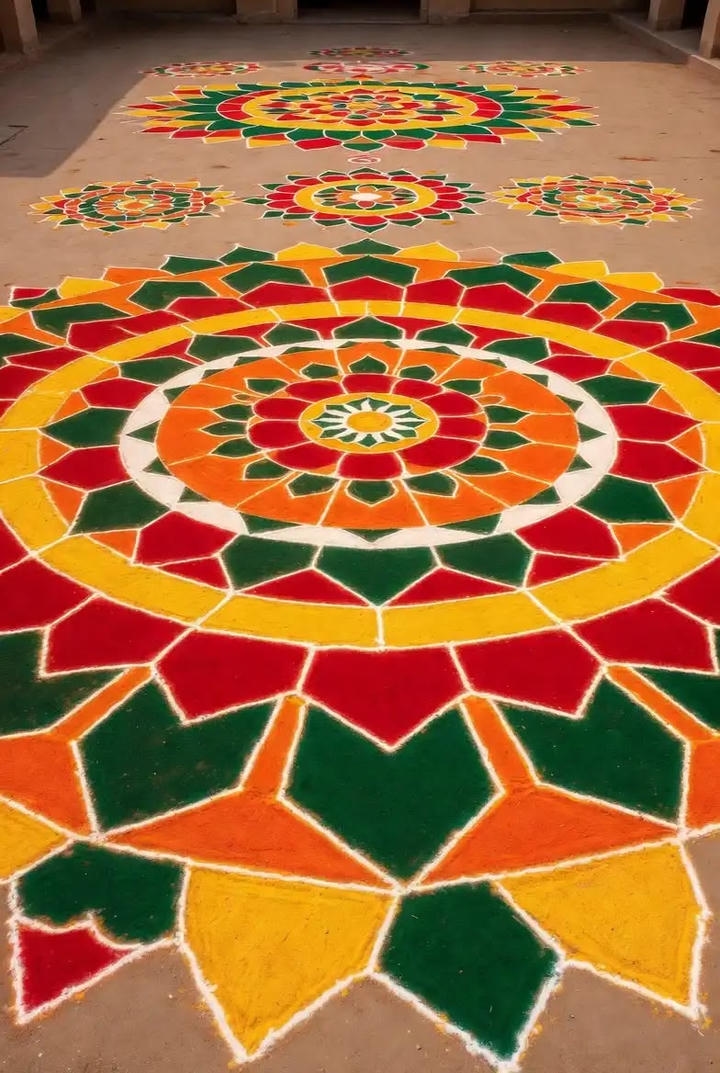 padi rangoli kolam